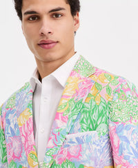 Tropical Floral Linen Sport Coat