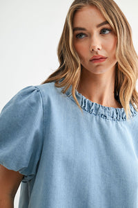 Denna Denim Top