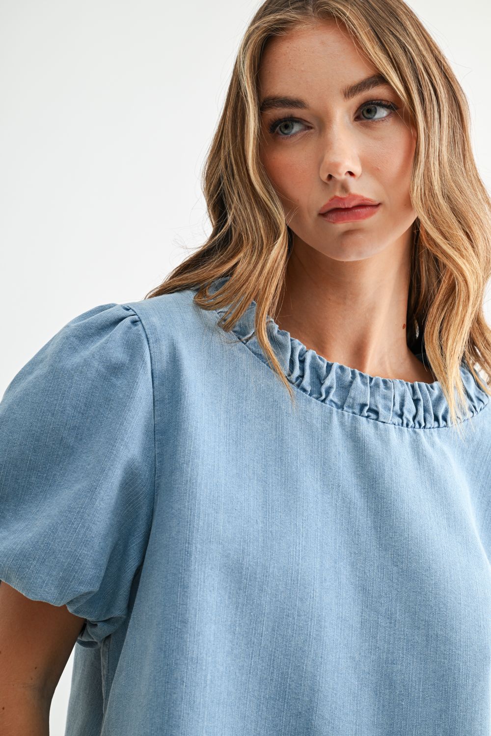 Denna Denim Top
