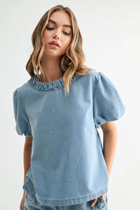 Denna Denim Top