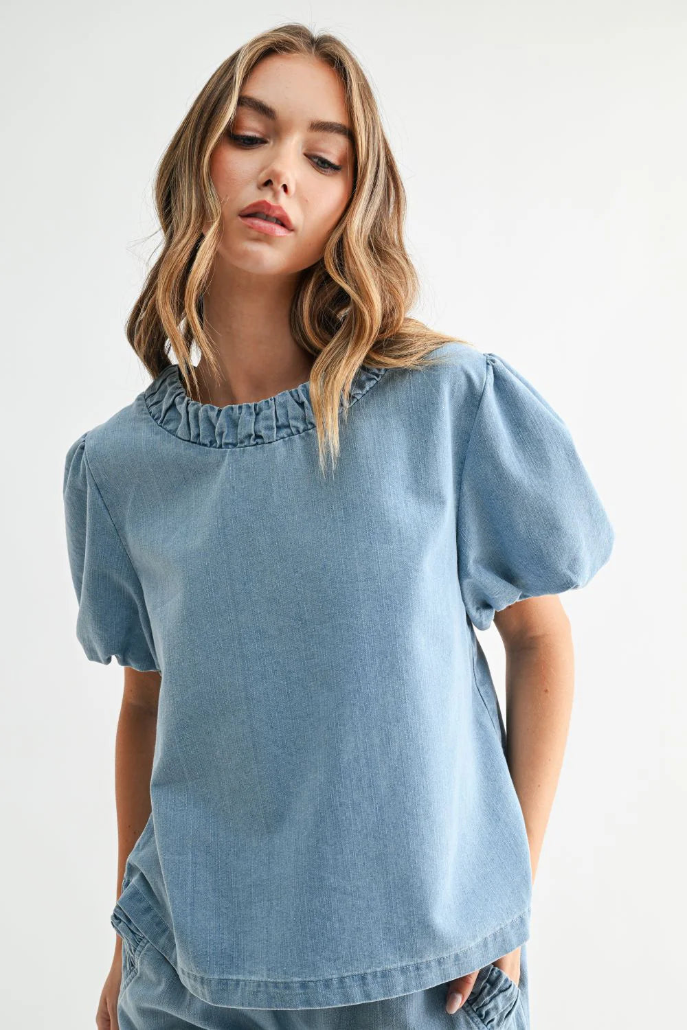 Denna Denim Top