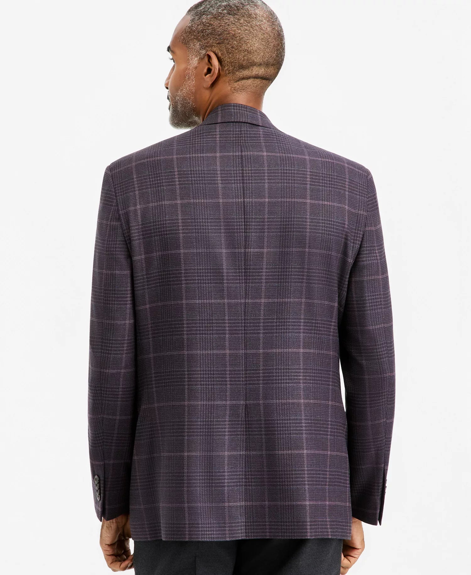 Purple Plaid Sport Coat