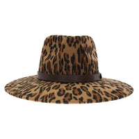 Leopard Panama Hat C.C Beanie