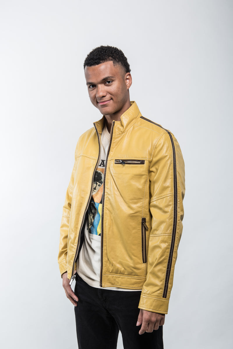 Laredo Lambskin Yellow Jacket