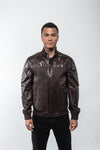 Como Brown Leather Jacket