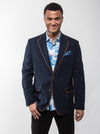 Navy w/ Orange Trim Sport Coat