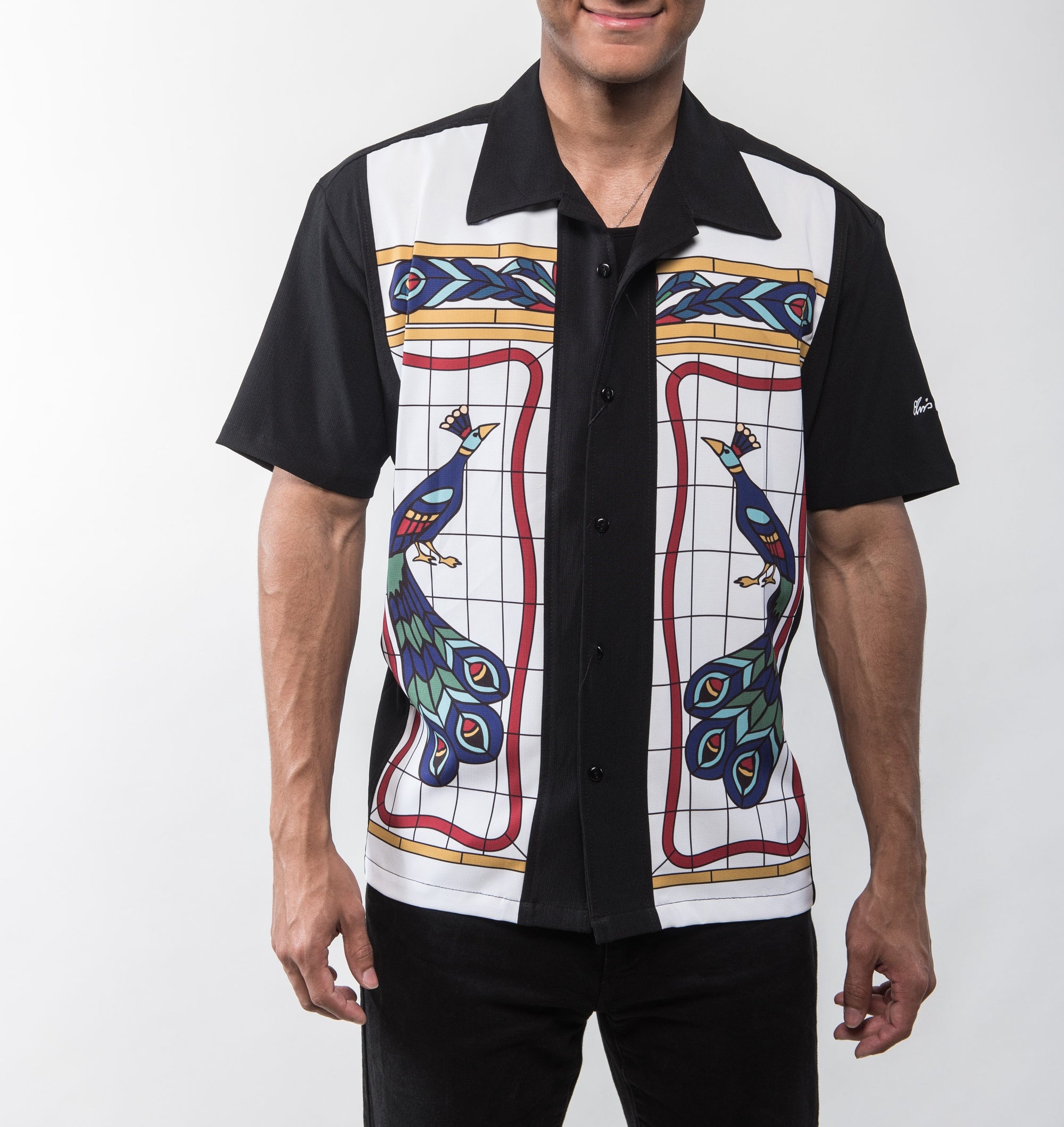 Stained Glass Peacock Shirt