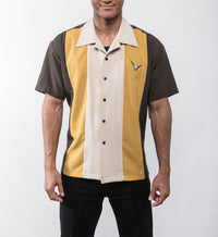 Atomic Mad Men Bowling Shirt - Coffee