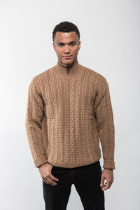 Jailhouse Rock Sweater- Tan