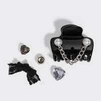Kitschpop™️Curved Claw Clip 7pc Set Vintage