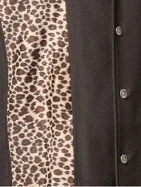 Leopard Panel- Black Clothier to The King