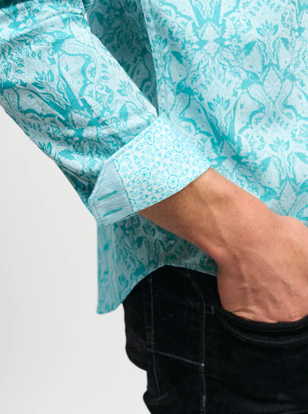 Turquoise Highland Sport Shirt