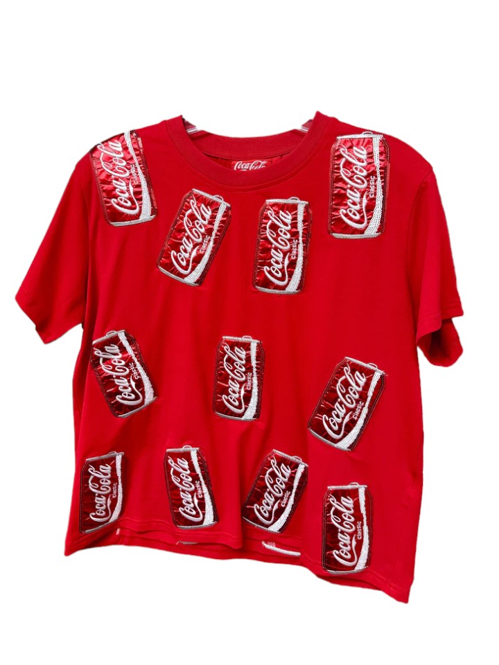 Queen Of Sparkles: Scattered Coke Tee