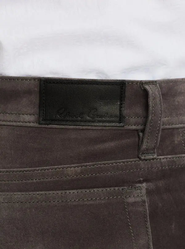 Celestial Velvet Pants - Charcoal Robert Graham