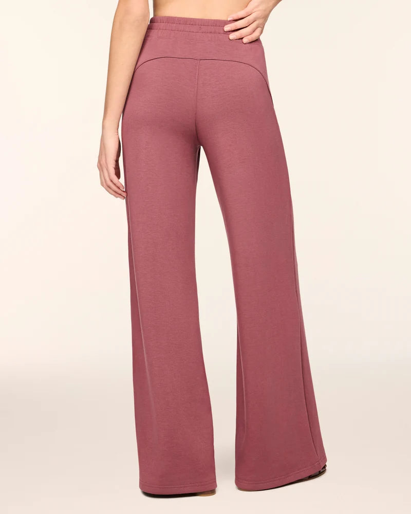 SPANX AirEssentials® Wide Leg Pant - Rum Raisin