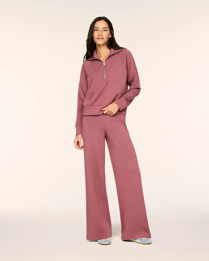 SPANX AirEssentials® Wide Leg Pant - Rum Raisin