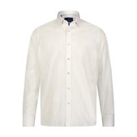 White Stripe Long Sleeve Shirt