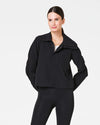 On the Move Cinched Jacket - Very Black