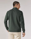 Soft stretch performance men’s quarter zip pullover – basil