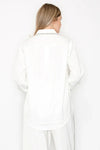 Wileene Satin Shirt with Diamond Trim Joh Apparel