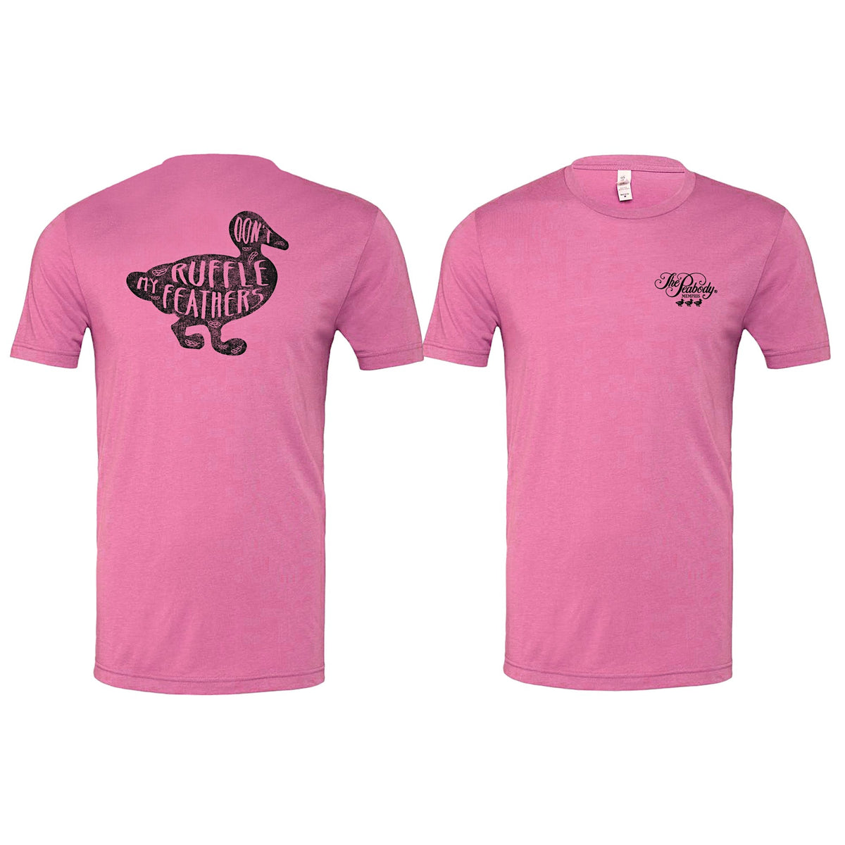 Don't Ruffle My Feathers Tee - Pink Peabody Apparel