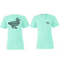 Don't Ruffle My Feathers Tee - Aqua Peabody Apparel