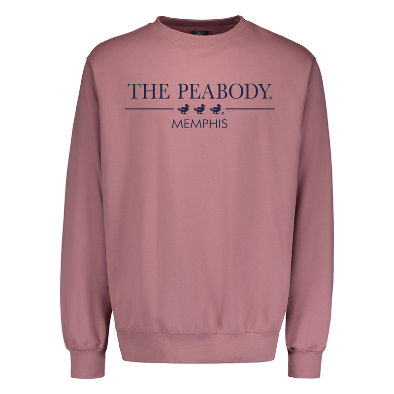 The Peabody Memphis Crewneck Sweatshirt - Orchid Ice