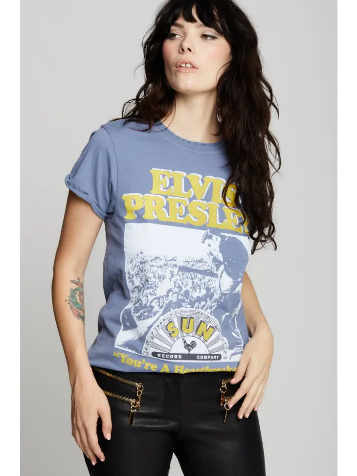 Sun Records X Elvis You're A Heartbreaker Tee