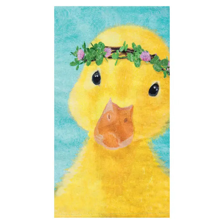 Easter Clover Duck Kitchen Towel