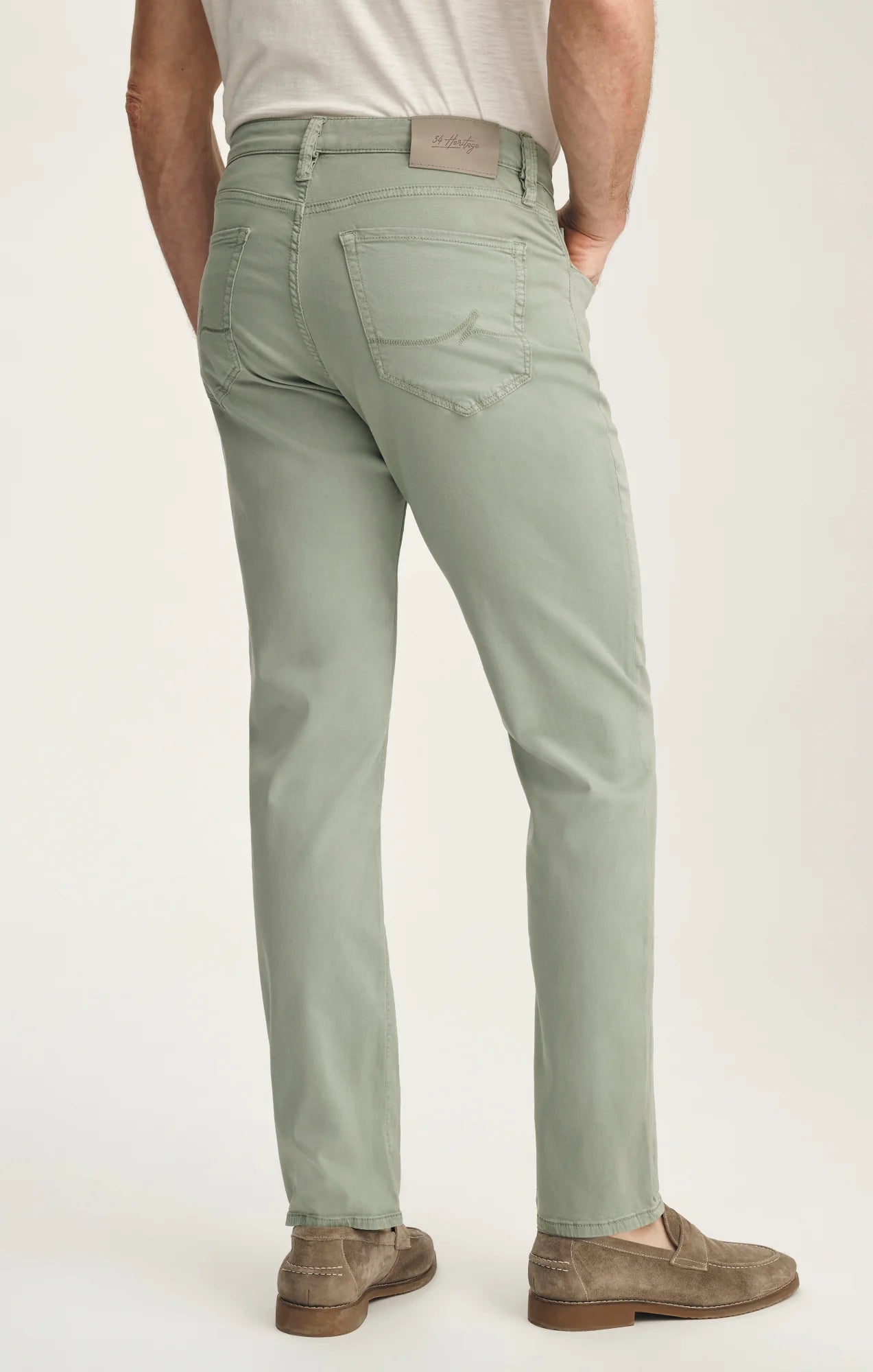 Straight Leg Pants - Iceberg Twill