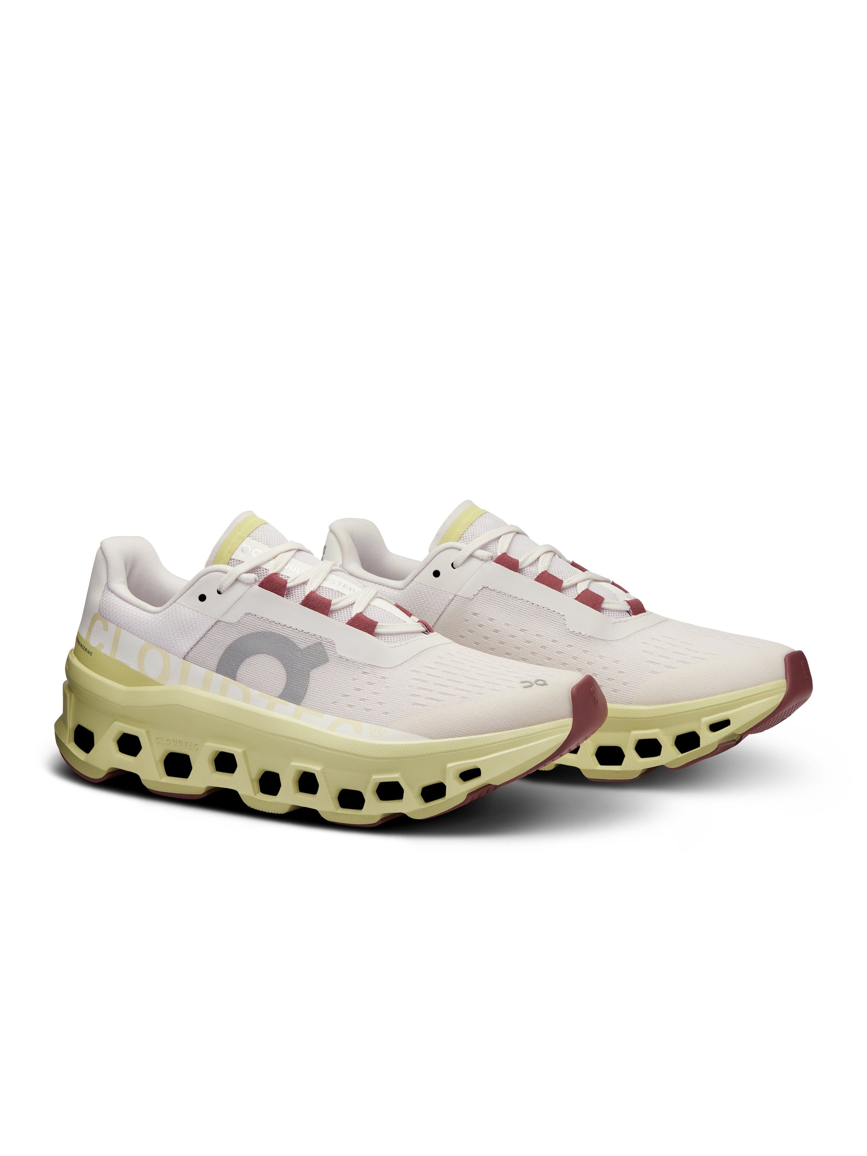 On Running Women's Cloudmonster – Frost & Acadia | Cushioned