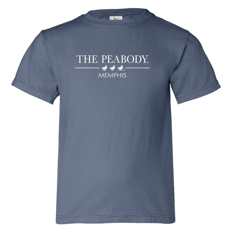 The Peabody Youth Tee- Denim