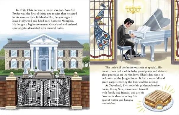 Elvis Presley: A Little Golden Book Biography - by Lisa Jean Rogers (Hardcover) A Little Golden Book