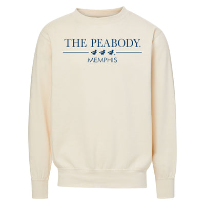 The Peabody Memphis Crewneck Sweatshirt - Ecru