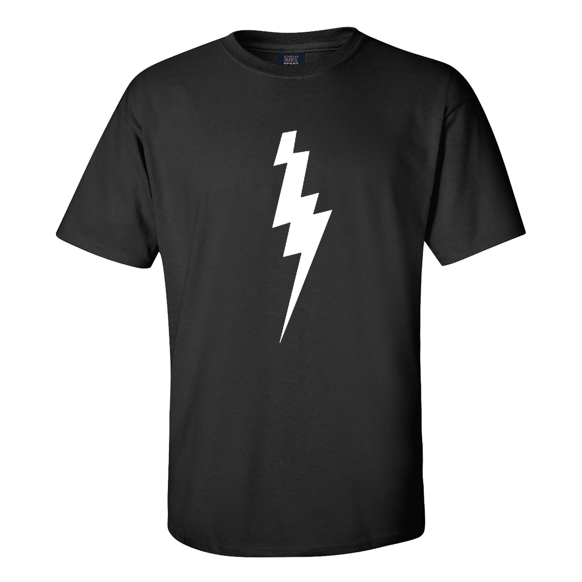 Black Lightning Bolt Tee Clothier to The King