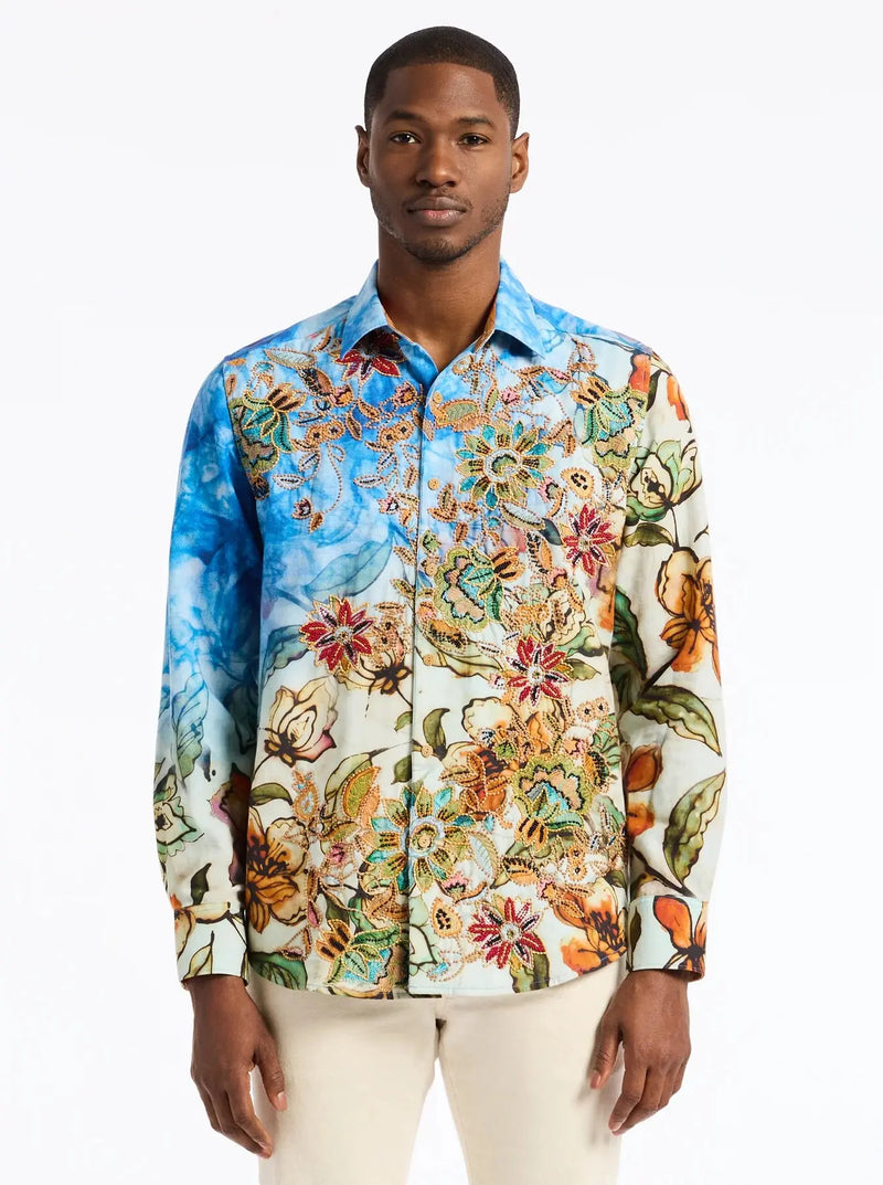 Limited Edition Wonderinblossom Sport Shirt Robert Graham