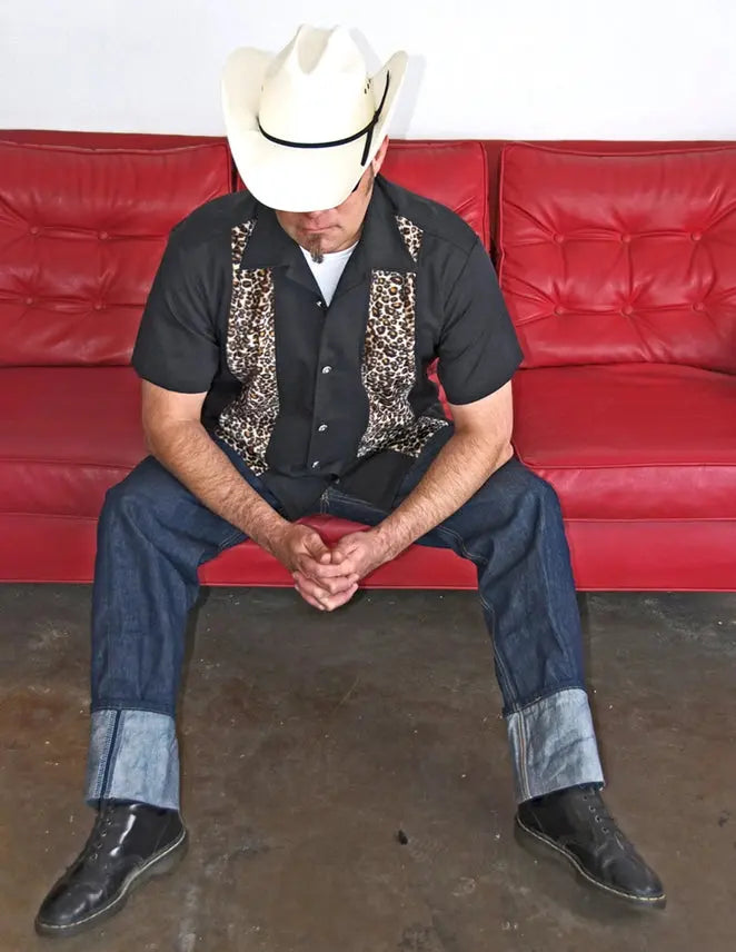 Leopard Panel- Black Clothier to The King