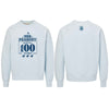 Peabody Hotel 100 Years Sweatshirt -Artic Blue