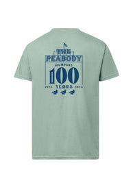 Peabody Hotel 100 Years Tee - Greenstone