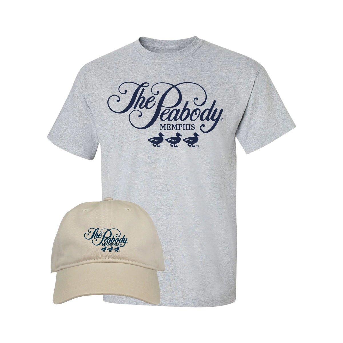 Peabody Cap & Tee Combo- Khaki - Lansky Bros.