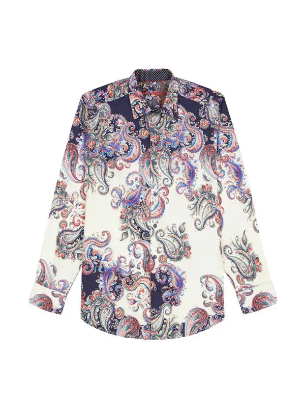 Morningside Paisley Sport Shirt Robert Graham