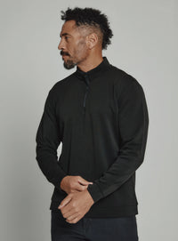 Rev Quarter Zip - Black 7 Diamonds