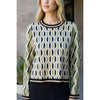 Pattern Knitted Sweater THML