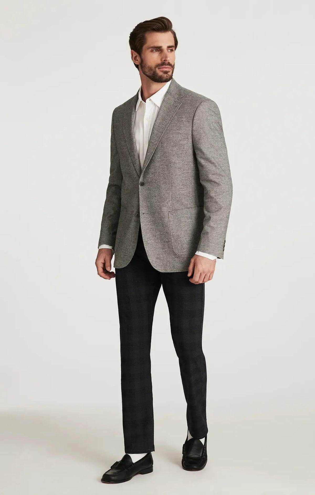 Courage Pants - Grey Elite Check 34 Heritage