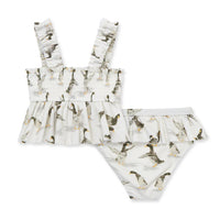 Duck Ruffle Two Piece Swimsuit