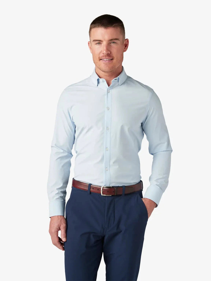 Leeward Sport Shirt- Light Blue