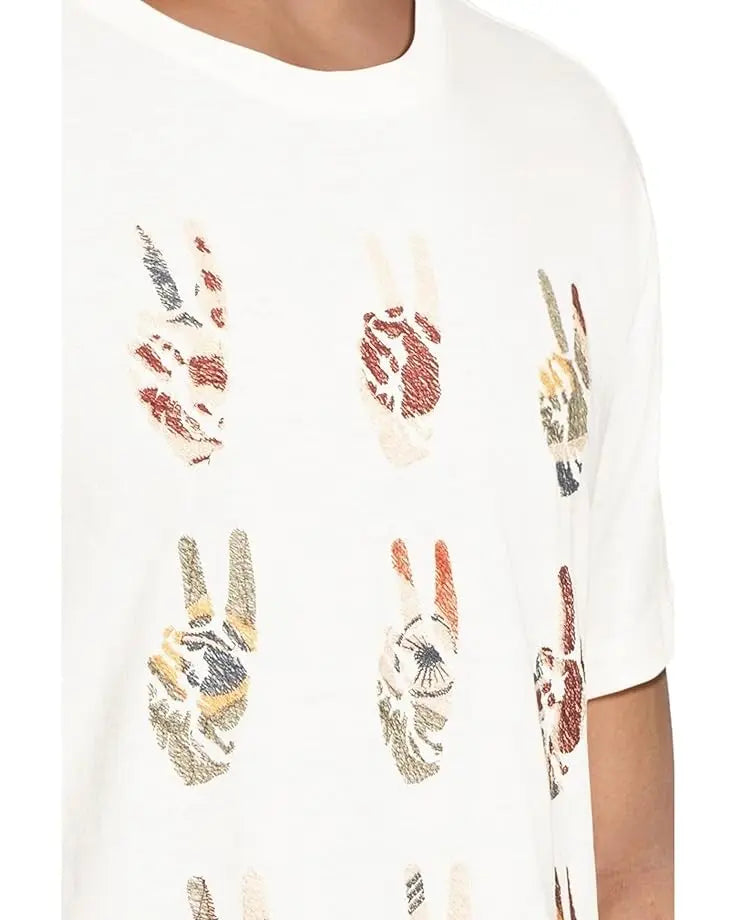 MULTI PEACE HAND TEE (ONLINE ONLY) John Varvatos