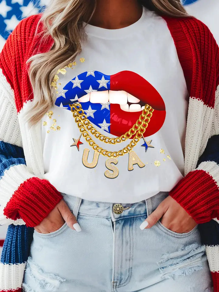 USA Lips Tee