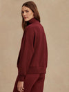 Hawley Half-Zip Sweat - New Maroon VARLEY