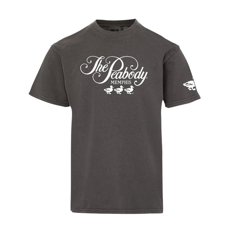The Peabody Hotel Coastal Tee - Charcoal Peabody Apparel